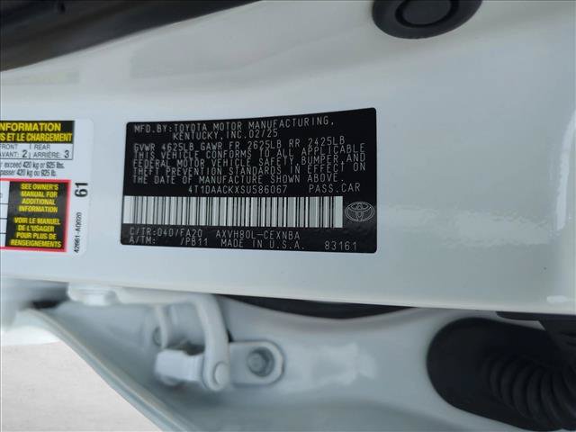 Certified 2025 Toyota Camry LE FWD image 24
