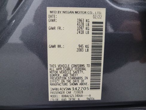 Used 2022 Nissan Altima 2.5 SR image 33