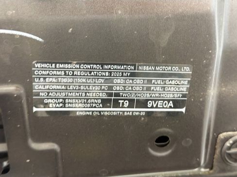 Used 2025 Nissan Versa S w/ S Plus Package FWD image 17