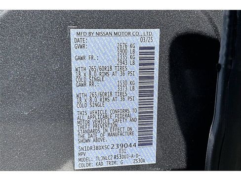 Used 2025 Nissan Pathfinder Rock Creek AWD/4WD image 31