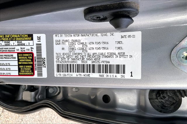 Used 2021 Toyota Tacoma SR5 RWD image 14