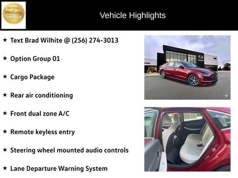 Used 2023 Hyundai Sonata Blue w/ Cargo Package image 6