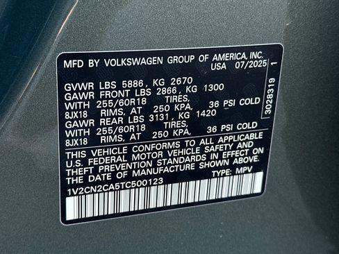 New 2026 Volkswagen Atlas Peak Edition image 29