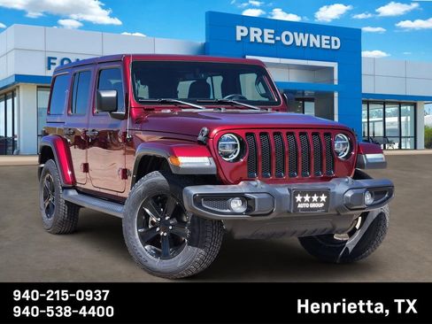 Used 2021 Jeep Wrangler Unlimited Sahara image 1