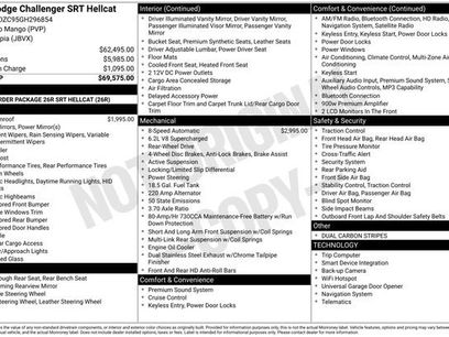 Used 2016 Dodge Challenger SRT Hellcat
