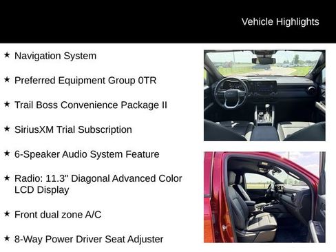 Certified 2025 Chevrolet Colorado Trail Boss AWD/4WD image 12