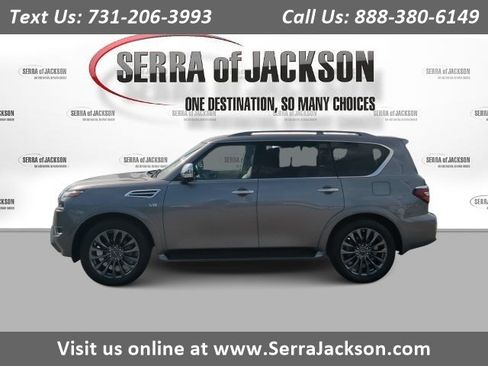 Used 2022 Nissan Armada Platinum w/ Captain's Chairs Package RWD image 1