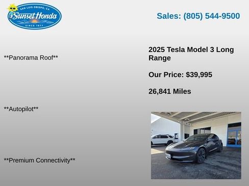 Used 2025 Tesla Model 3 Long Range RWD image 7