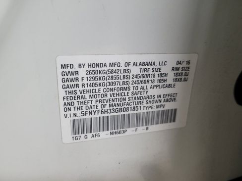 Used 2016 Honda Pilot EX image 33