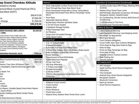 New 2026 Jeep Grand Cherokee Altitude AWD/4WD image 3