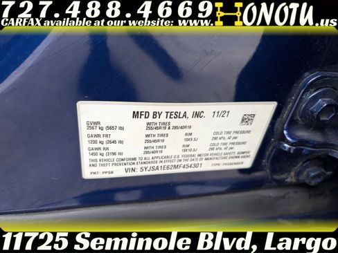 Used 2021 Tesla Model S Plaid image 34