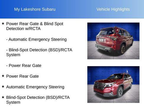 Certified 2025 Subaru Forester Premium AWD/4WD image 7