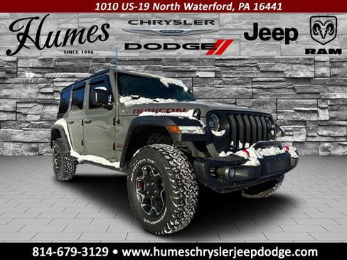 Used 2023 Jeep Wrangler Unlimited Rubicon w/ Steel Bumper Group image 1