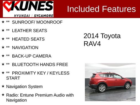 Used 2014 Toyota RAV4 Limited AWD/4WD image 2