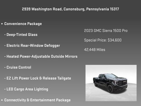 Used 2023 GMC Sierra 1500 Pro w/ Graphite Edition AWD/4WD image 7