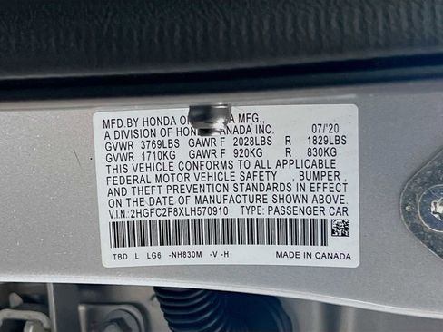 Used 2020 Honda Civic Sport image 30