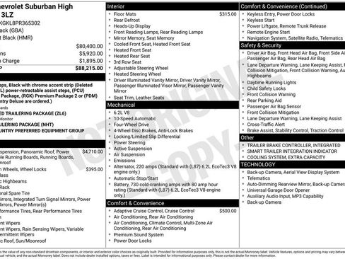 Used 2023 Chevrolet Suburban High Country AWD/4WD image 34