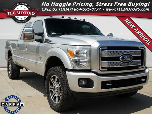 Used 2015 Ford F350 Platinum w/ Snow Plow Prep Package AWD/4WD image 1