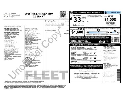 Used 2025 Nissan Sentra SR FWD image 18