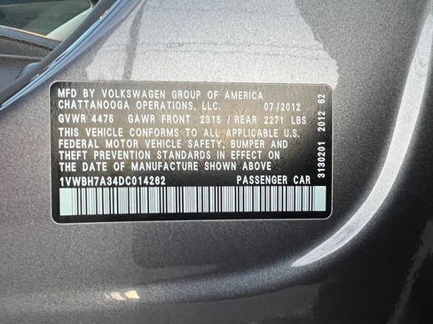 Used 2013 Volkswagen Passat 2.5 SE FWD image 25