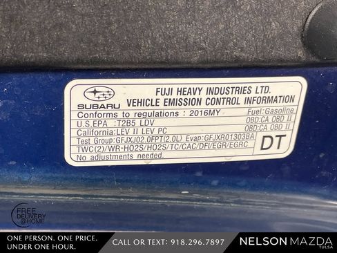 Used 2016 Subaru WRX Limited image 53