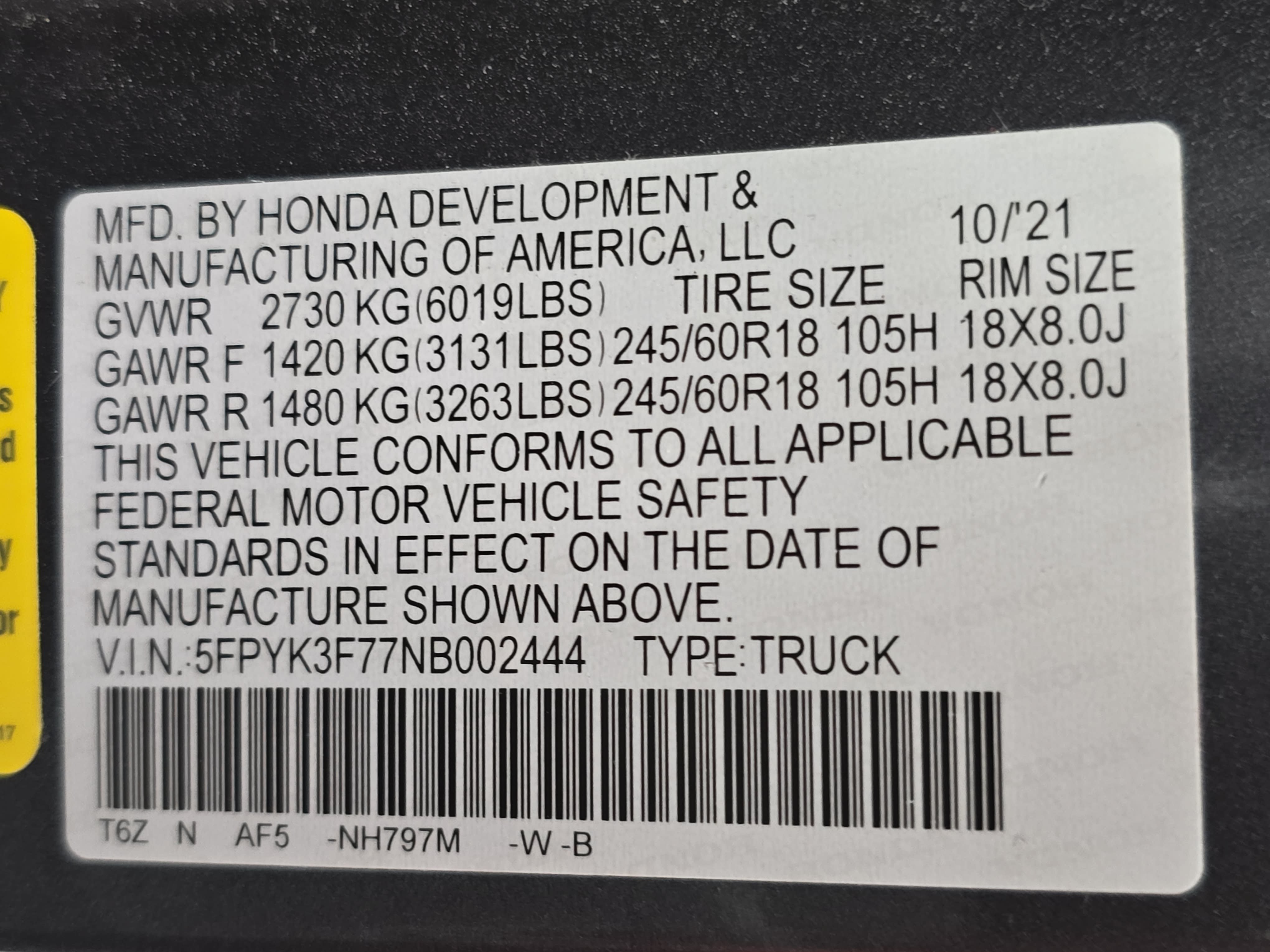 Used 2022 Honda Ridgeline RTL-E image 35