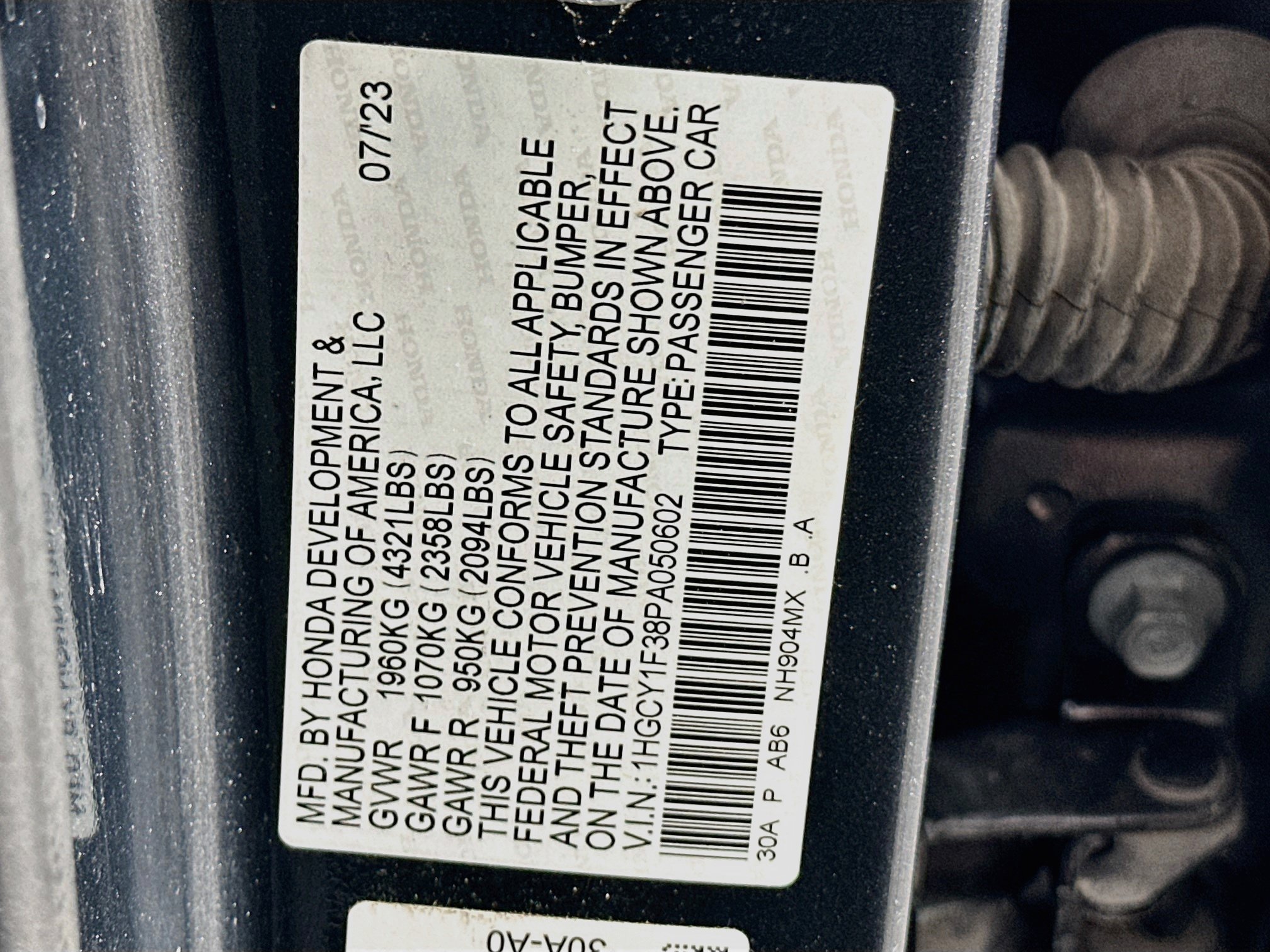 Used 2023 Honda Accord EX image 12