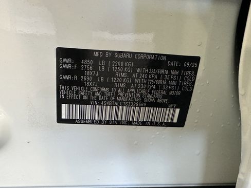 New 2025 Subaru Outback Onyx Edition image 23