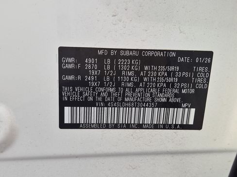 Certified 2026 Subaru Forester Sport AWD/4WD image 34