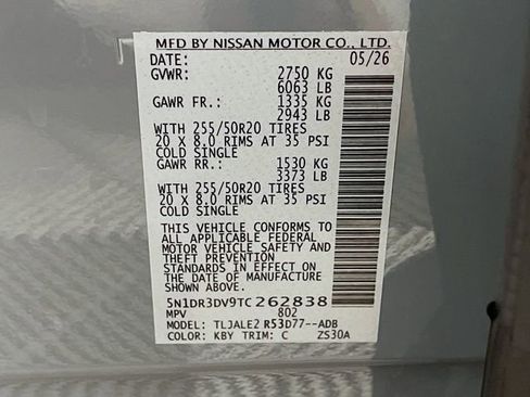 New 2026 Nissan Pathfinder Platinum FWD image 21