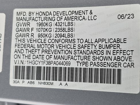 Certified 2023 Honda Accord EX image 34