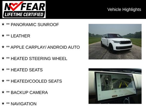 Used 2023 Land Rover Range Rover Long Wheelbase SE AWD/4WD image 2