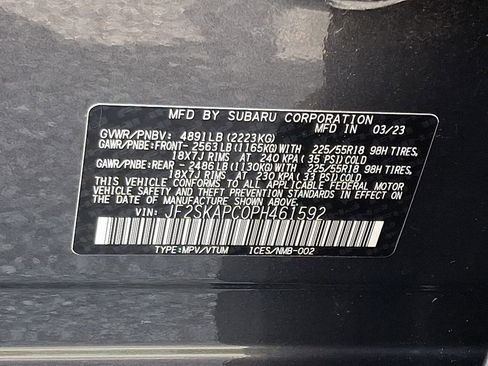 Certified 2023 Subaru Forester Limited AWD/4WD image 29