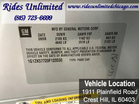 Used 2009 Chevrolet Malibu LTZ w/ HFV6 Engine Package FWD image 19