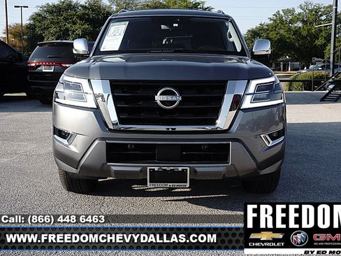 Used 2023 Nissan Armada Platinum w/ Captain's Chairs Package AWD/4WD image 2
