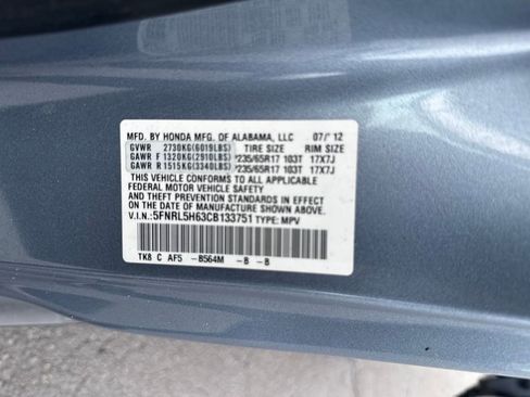 Used 2012 Honda Odyssey EX-L image 30