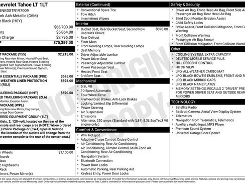 New 2026 Chevrolet Tahoe LT w/ Comfort Package image 4
