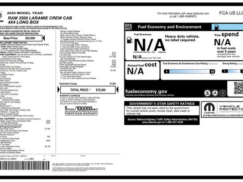 Used 2020 RAM 3500 Laramie image 4