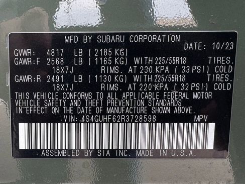 Used 2024 Subaru Crosstrek 2.5i Sport AWD/4WD image 13