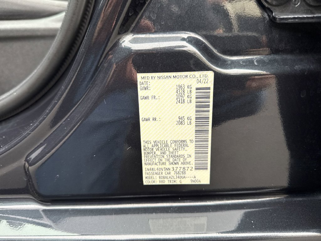 Used 2022 Nissan Altima 2.5 SV FWD image 19