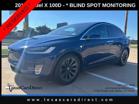 Used 2018 Tesla Model X 100D AWD/4WD image 2