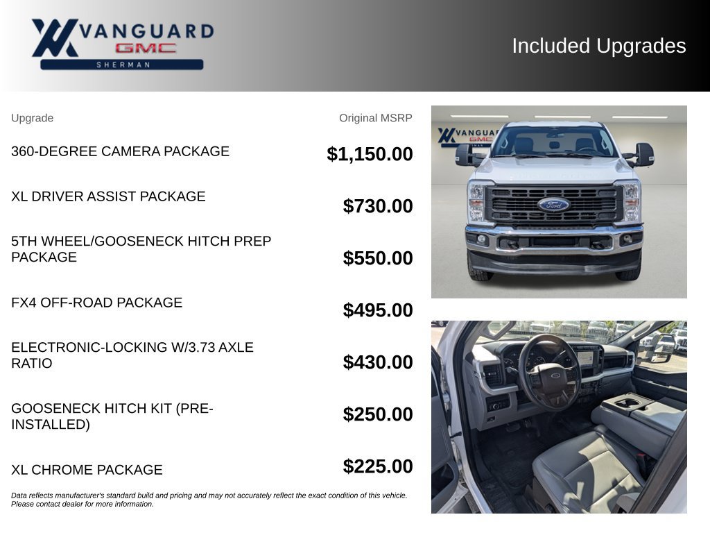 Used 2023 Ford F250 XL w/ 360-Degree Camera Package AWD/4WD image 9