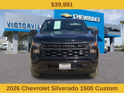 Certified 2026 Chevrolet Silverado 1500 Custom w/ Rally Edition RWD image 2