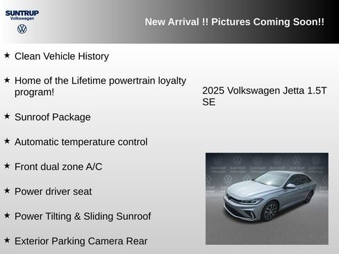 Used 2025 Volkswagen Jetta SE w/ Sunroof Package image 6