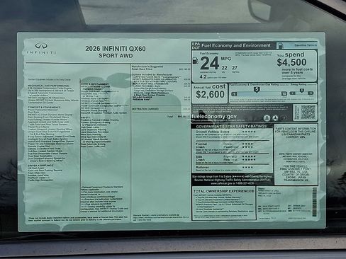 New 2026 INFINITI QX60 Sport image 19