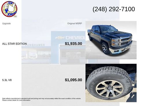 Used 2015 Chevrolet Silverado 1500 LT w/ All Star Edition AWD/4WD image 5
