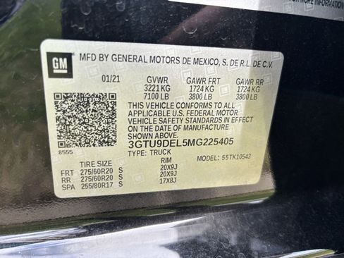 Used 2021 GMC Sierra 1500 SLT w/ SLT Premium Plus Package image 38