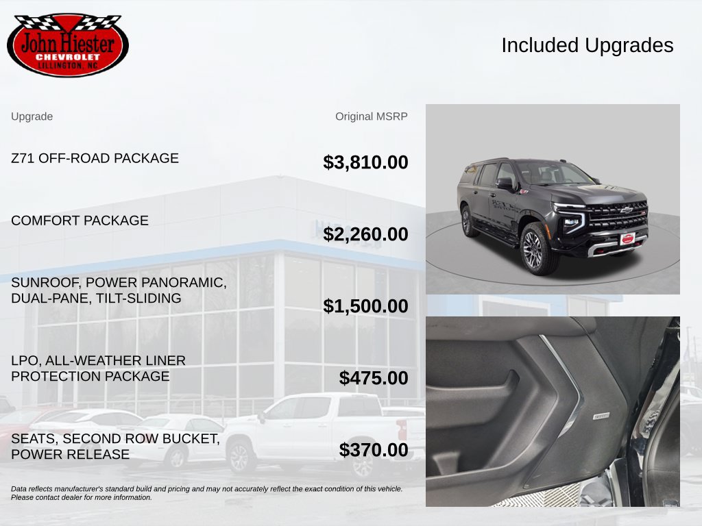 Used 2025 Chevrolet Suburban Z71 w/ Z71 Off-Road Package AWD/4WD image 3
