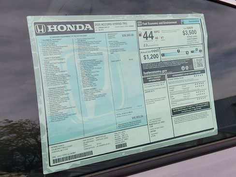 New 2025 Honda Accord Touring image 19