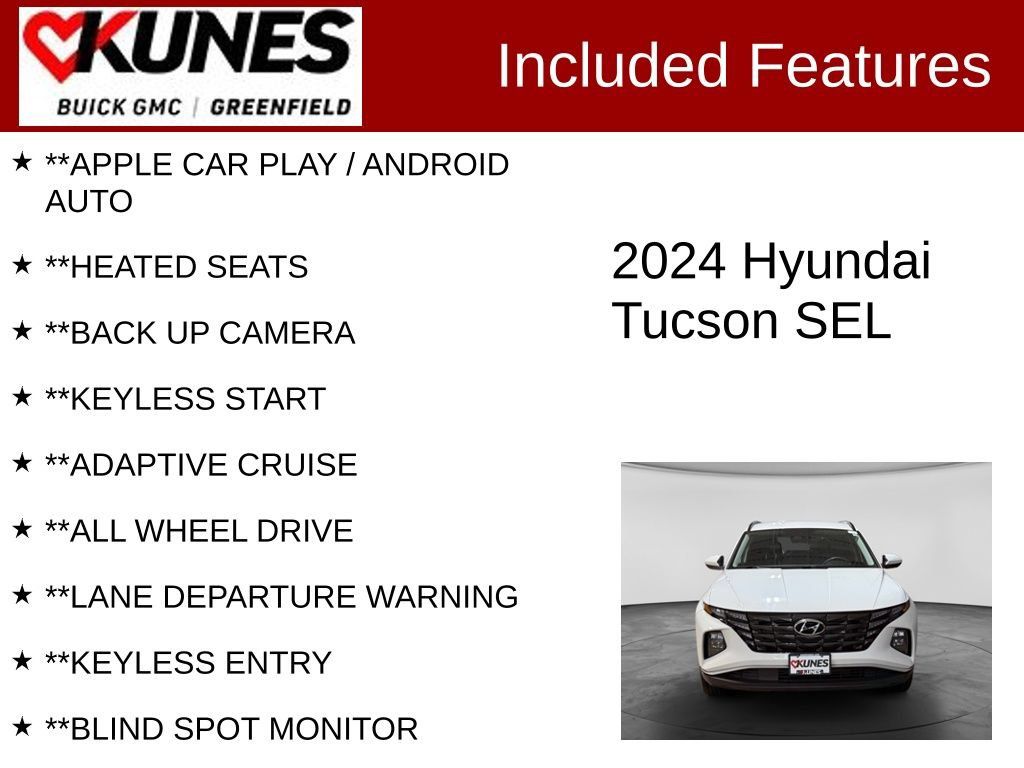 Used 2024 Hyundai Tucson SEL AWD/4WD image 2